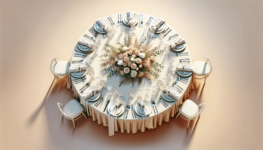 Die perfekte Hochzeitsdeko für runde Tische