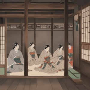 Die traditionelle japanische Sake-Zeremonie