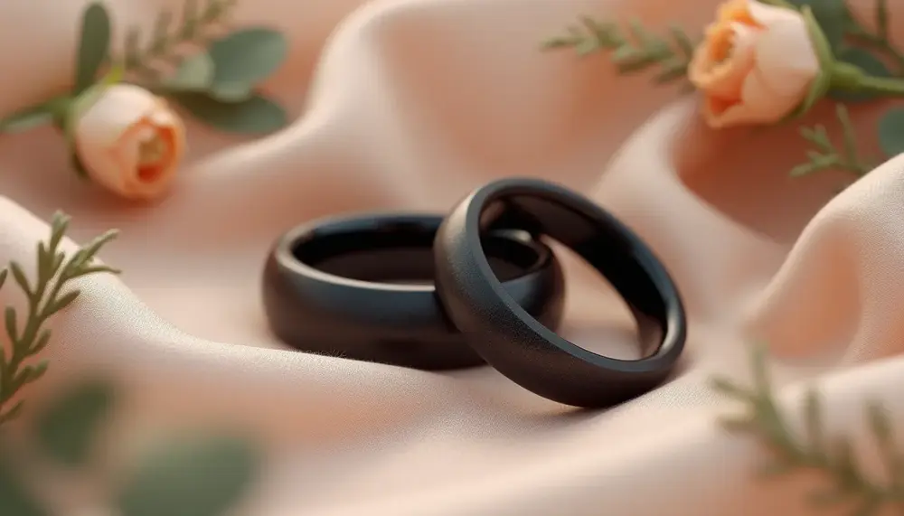 Edle Trauringe in Schwarz: Ein Hauch von Extravaganz für Ihre Hochzeit