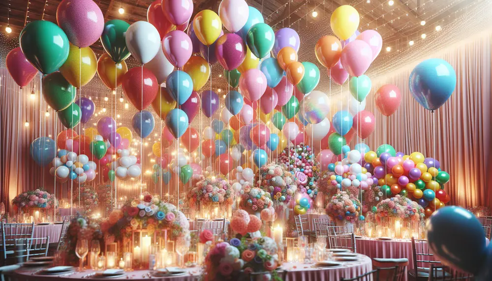 Farbenfrohe Dekoration: Der besondere Charme von Hochzeit Luftballons
