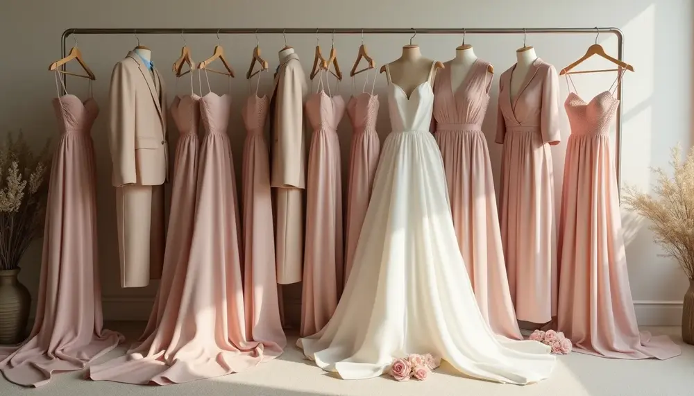 Kleidung für Brautjungfern und Trauzeugen: Der Guide