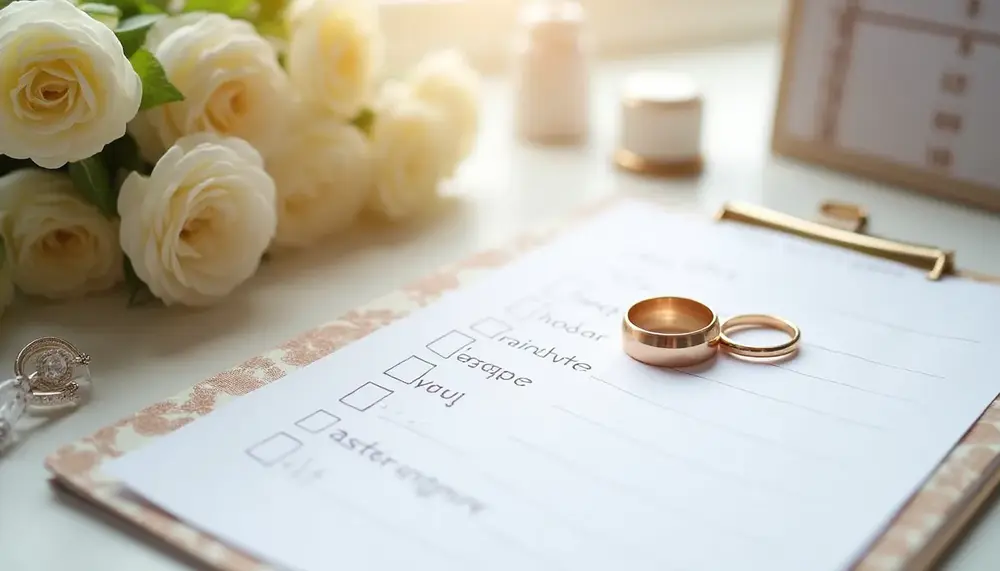 Mit dieser Checkliste wird die Hochzeitsplanung zum Kinderspiel