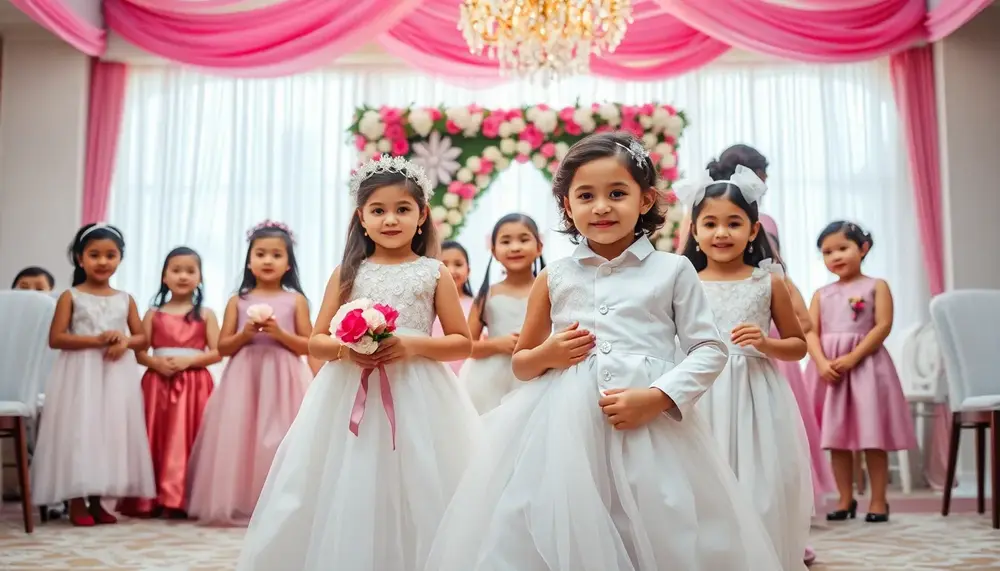 Vom Blumenmädchen bis zum Ringträger: Ideen für die Kinderbekleidung auf deiner Hochzeit